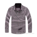 Spring Striped Slim Fit Mens Casual Shirts